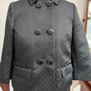 Liz Claiborne Double Breasted Blazer (Navy)